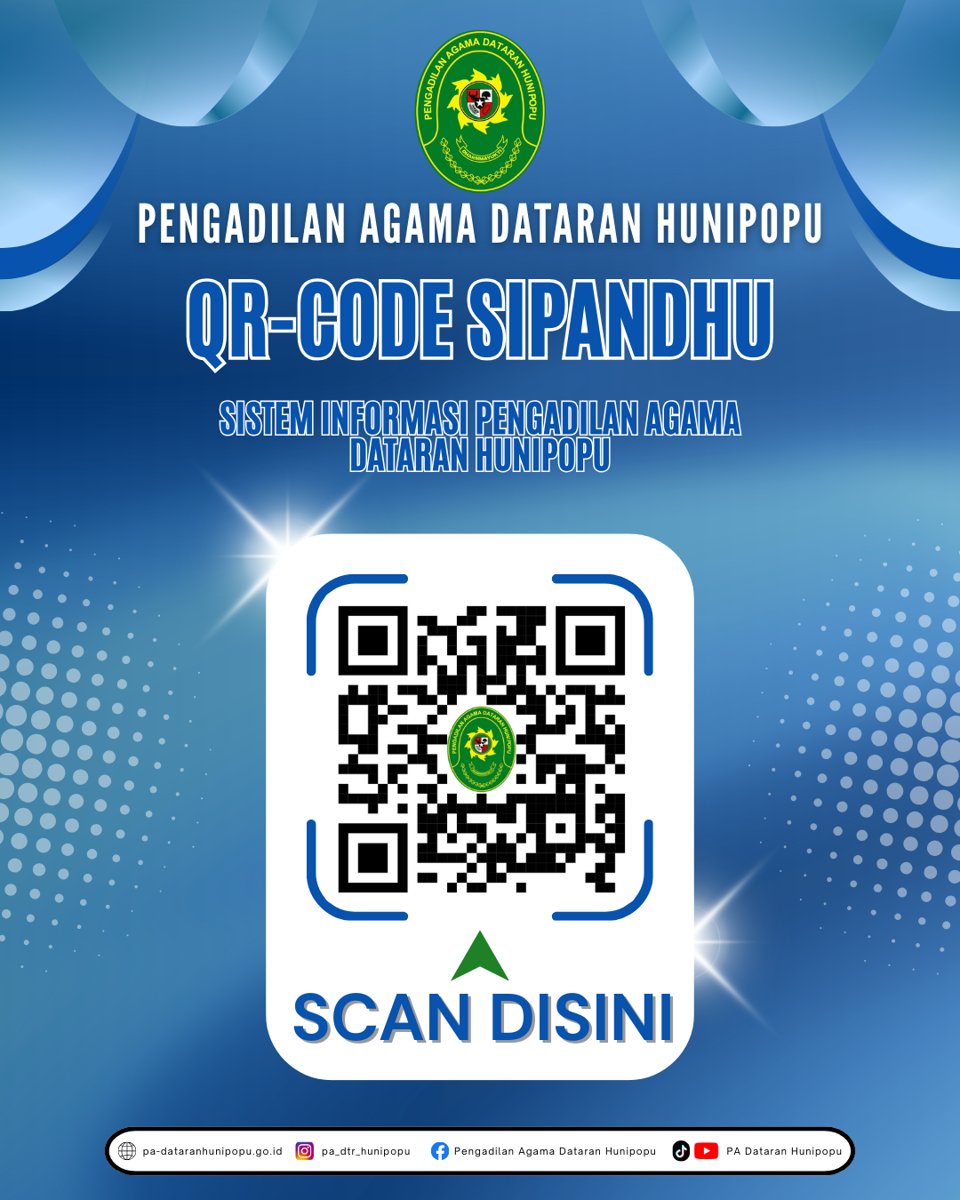 Blue and White Modern Scan QR Code Placement Instagram Post 2